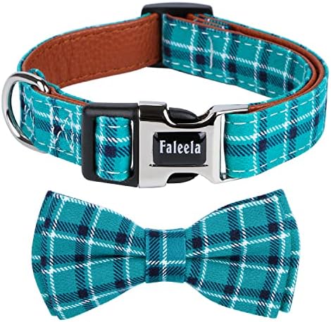 Яка Faleela Soft &Comfy с пеперуда за кучета, Подвижна и Регулируема каишка с папийонка за домашни любимци от малкия